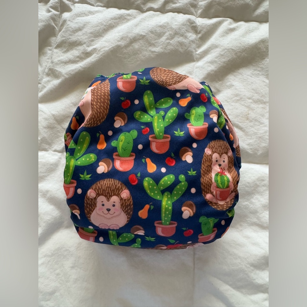 Cactus & hedgehogs OS Cloth Diaper